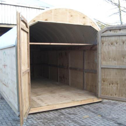 Horses Hay Shed with Floor